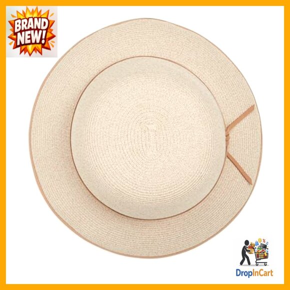 Vintage Cloche Sun Hat Elegant Travel Packable UPF 50+ Adjustable Fit main image 4